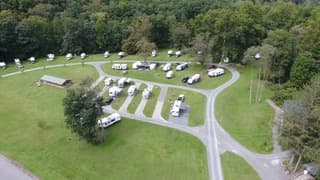 Aerial view of the RV loop